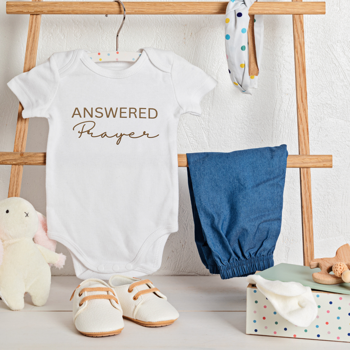 Custom Embroidered Short Sleeve Baby Onesie